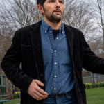 Adam Scott The Whisper Man Corduroy Coat